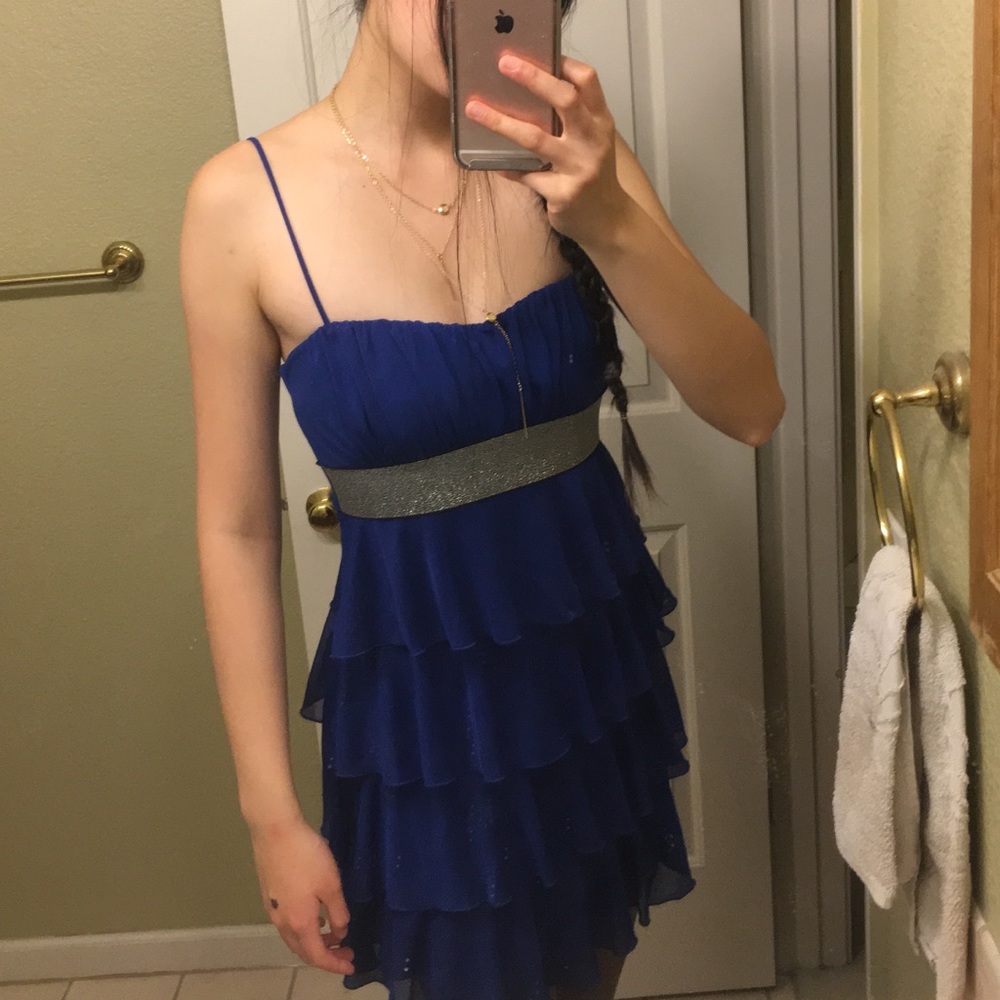 Tiered mesh dress